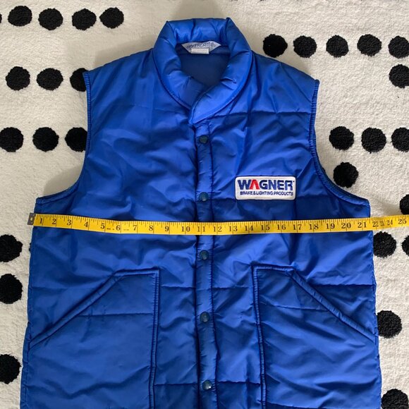 Vintage Wagner Snap Button Puffer Vest - Picture 7 of 11